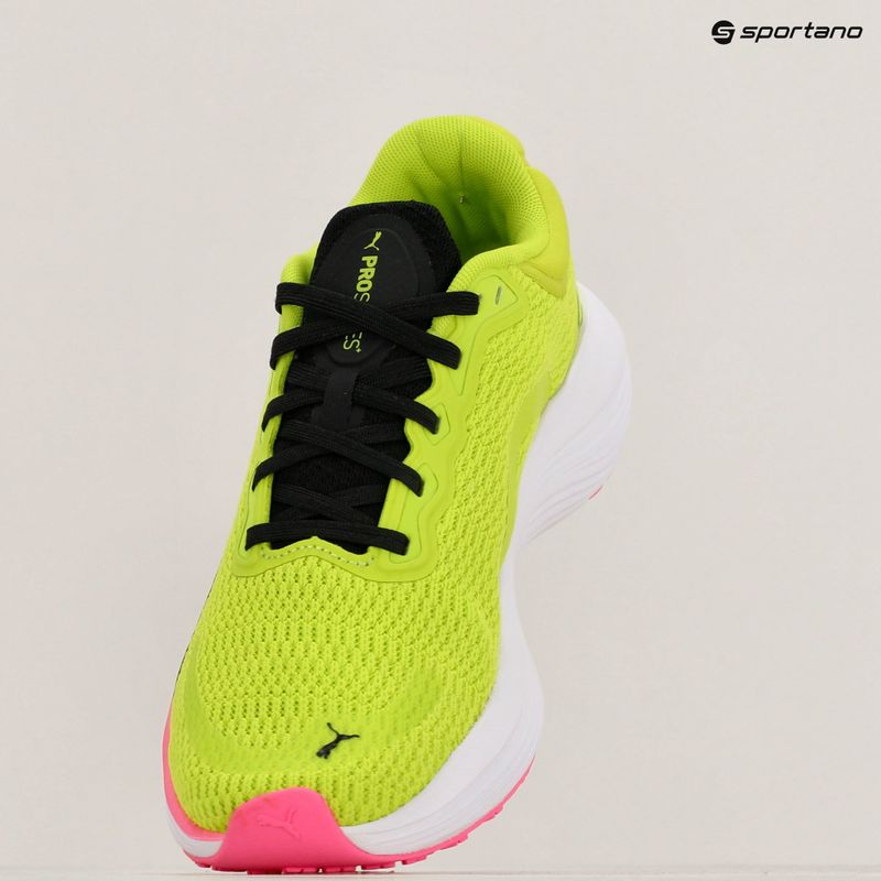 PUMA Scend Pro lime pow/poison pink/puma weiß Laufschuhe 9