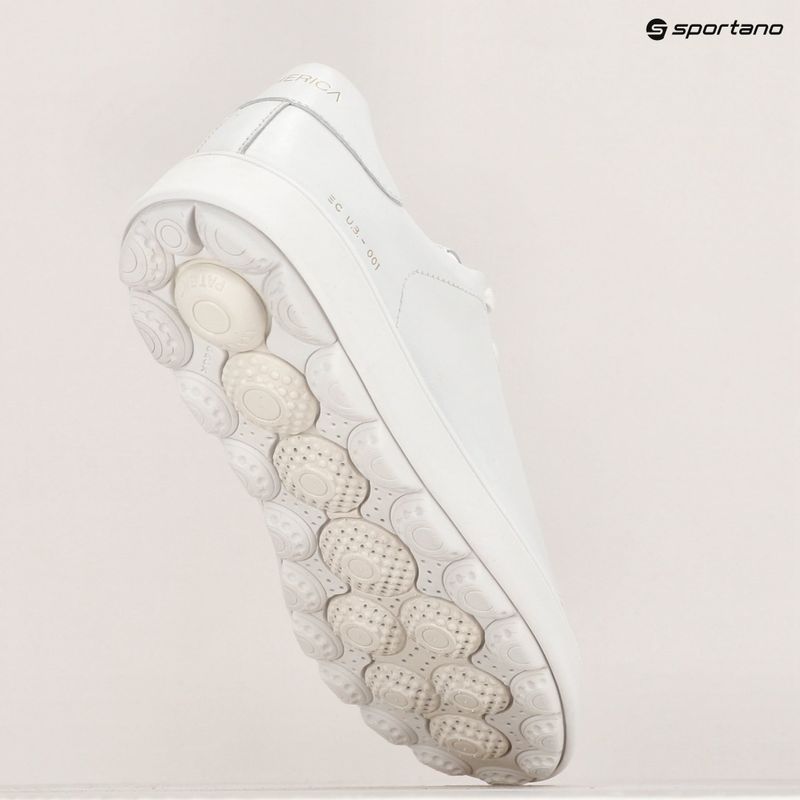 Geox Spherica Ecub-1 weiß/sta.weiß Herrenschuhe 16