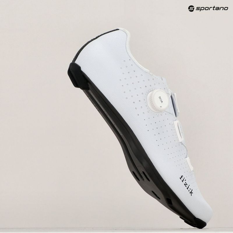 Rennradschuhe Herren Fizik Tempo Decos Carbon white/white 15