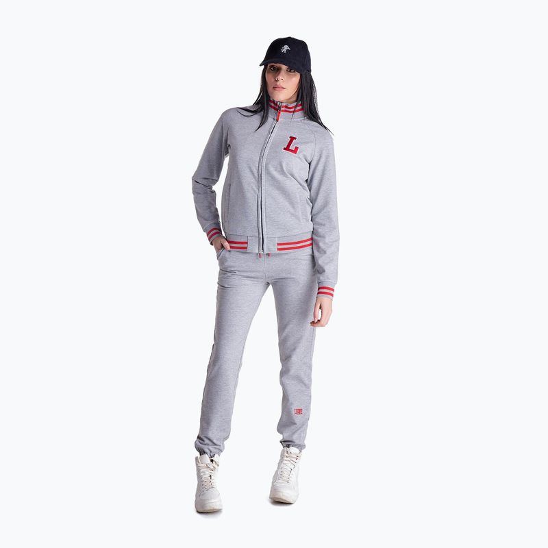 Damen Trainingsanzug LEONE 1947 College grau/melange