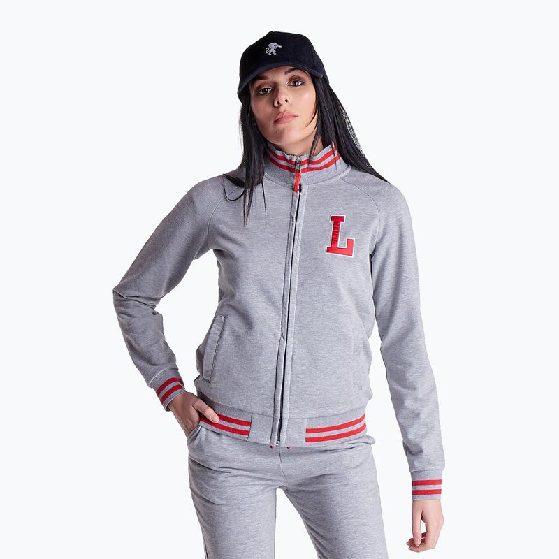 Damen Trainingsanzug LEONE 1947 College grau/melange 2