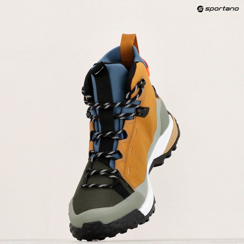 Trekkingschuhe Herren Salewa Puez Mid Ptx golden brown/shadow 11