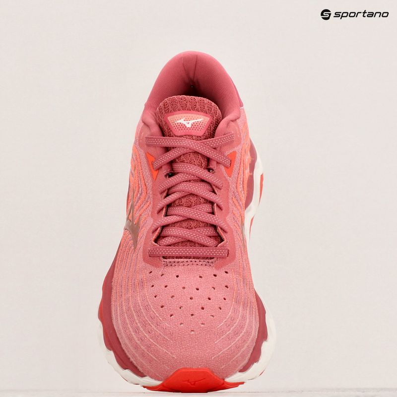 Damen Laufschuhe Mizuno Wave Horizon 6 granatrosa/rosa kupfer/persimmon 10