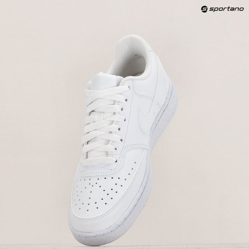 Damen Sneaker Nike Court Vision Low Next Nature white/white/white 10