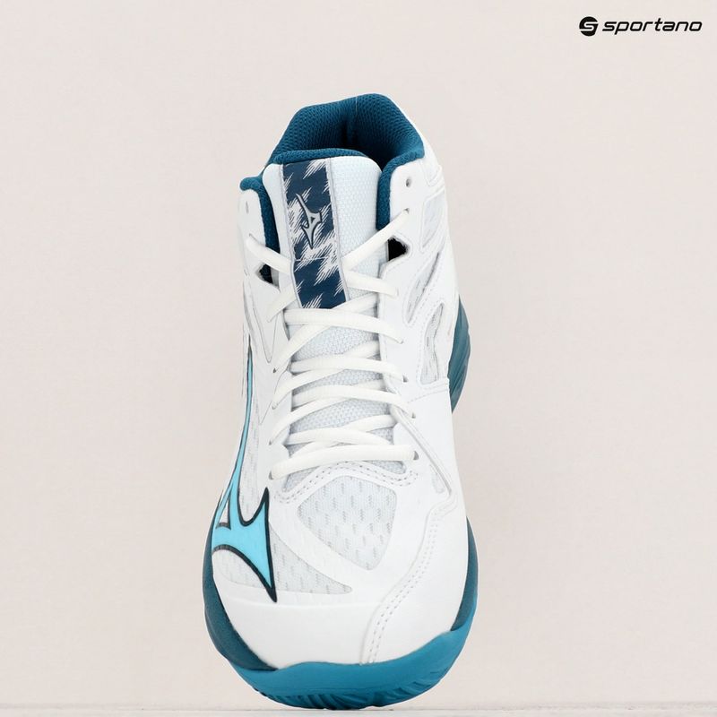 Herren-Volleyballschuhe Mizuno Thunder Blade Z Mid weiß/sailor blau/silber 9