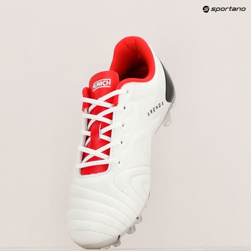 Kinder Fußballschuhe MUNICH Arenga Kid FG blanco/rojo 14