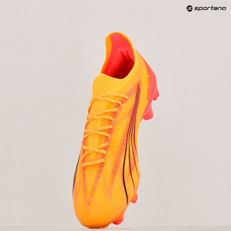 PUMA Ultra Ultimate FG/AG sunset glow/puma schwarz/sun stream Fußballschuhe 19