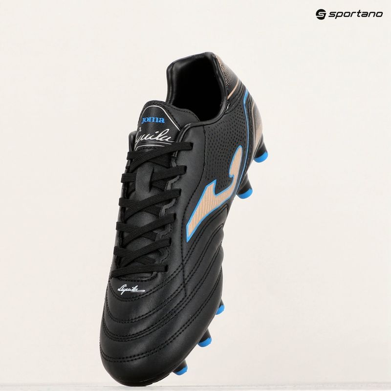 Herren Joma Aguila FG Fußballschuhe schwarz/gold