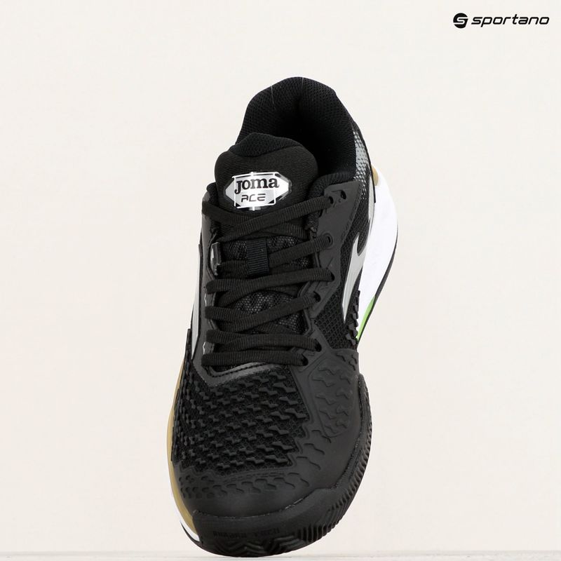Herren Joma Ace Padel Padelschuhe schwarz/gold 9