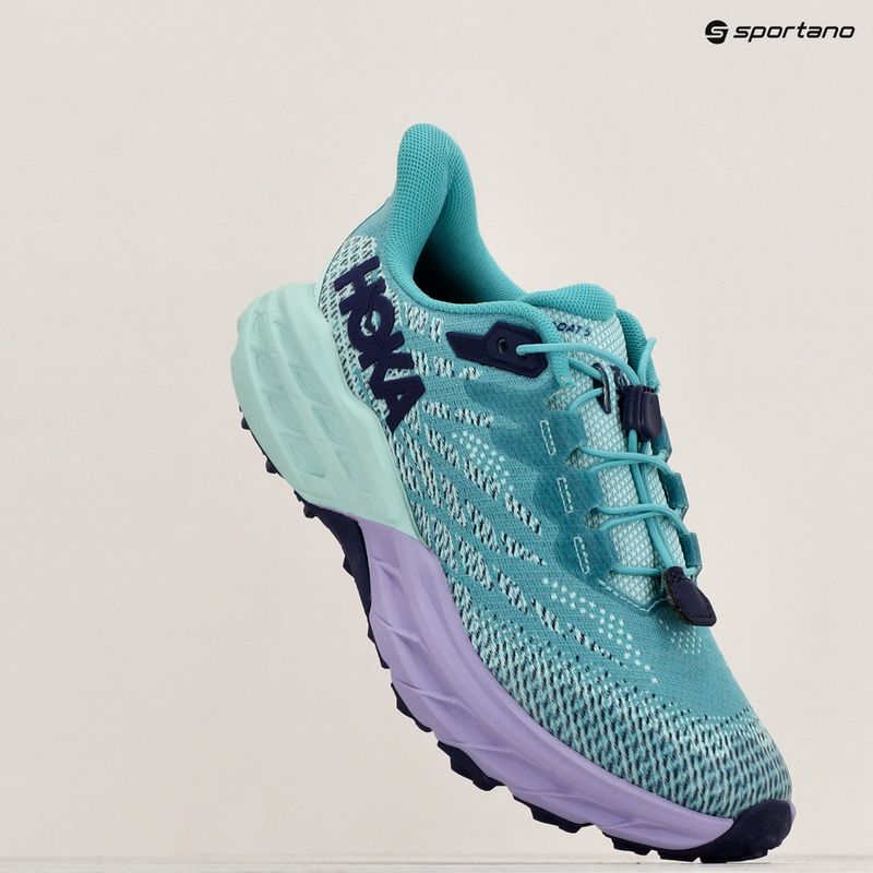 HOKA Speedgoat 5 Kinder Laufschuhe ocean mist/lilac mist 11