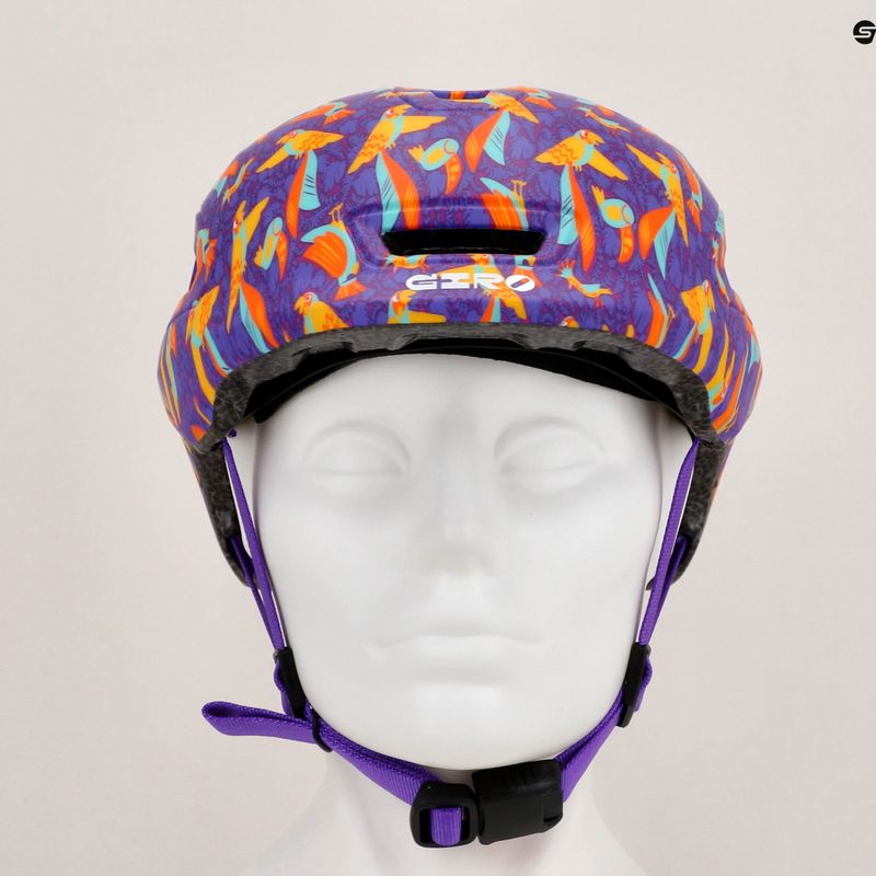 Kinder Fahrradhelm Giro Scamp II matt lila libre 7
