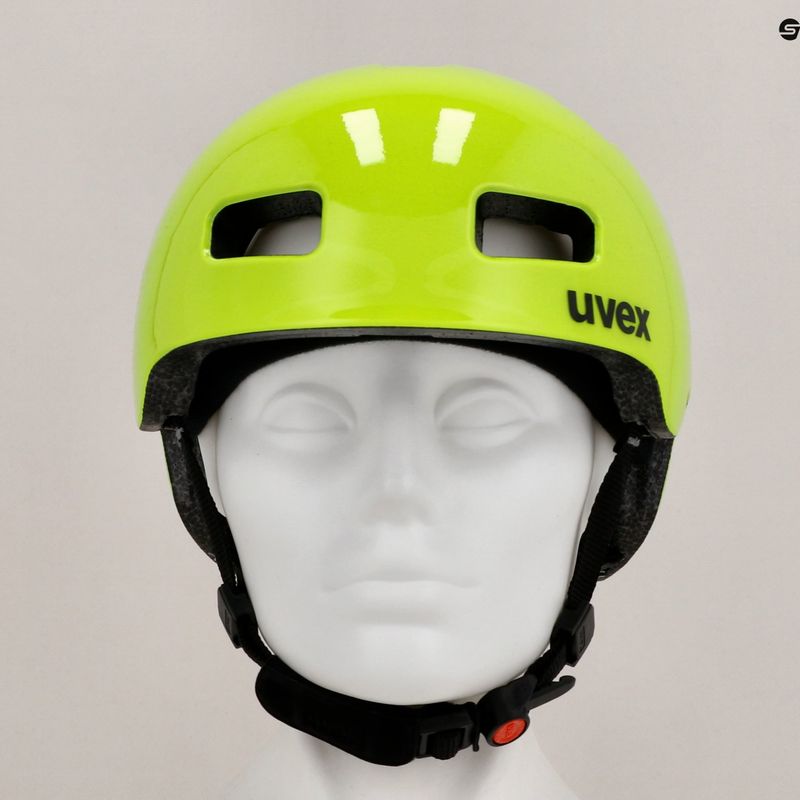 UVEX Kinderfahrradhelm HLMT 4 neongelb 12