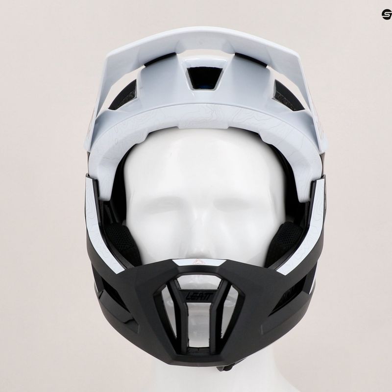 Leatt MTB Enduro 3.0 V23 Fahrradhelm schwarz und weiß 1023014751 10