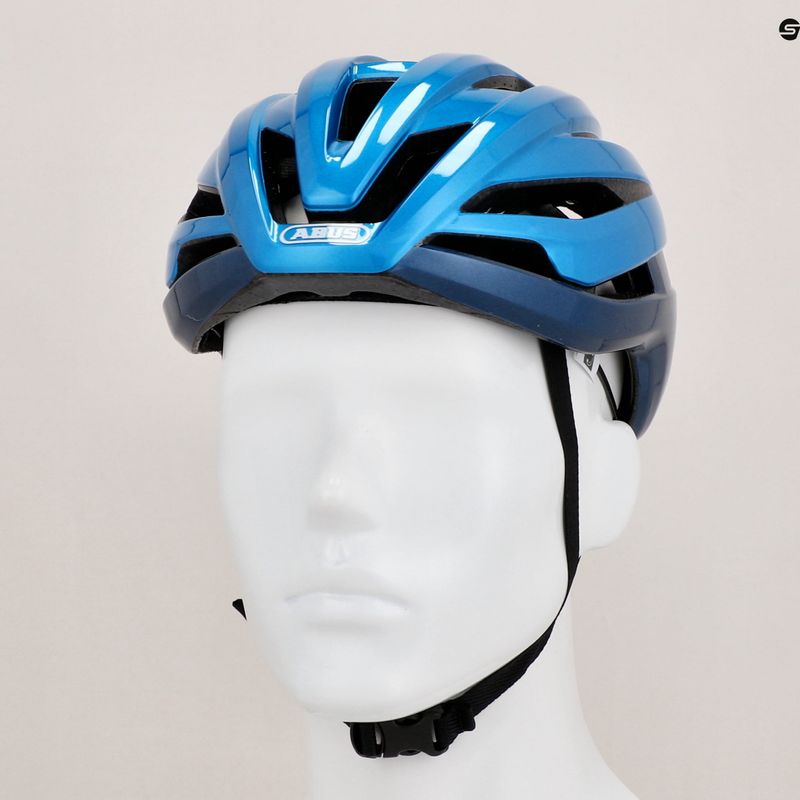 ABUS StormChaser stahlblauer Fahrradhelm 9