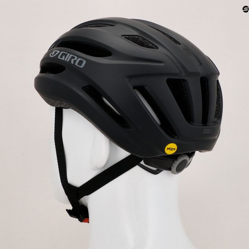Giro Isode II Integrated MIPS Fahrradhelm mattschwarz/charcoal 7