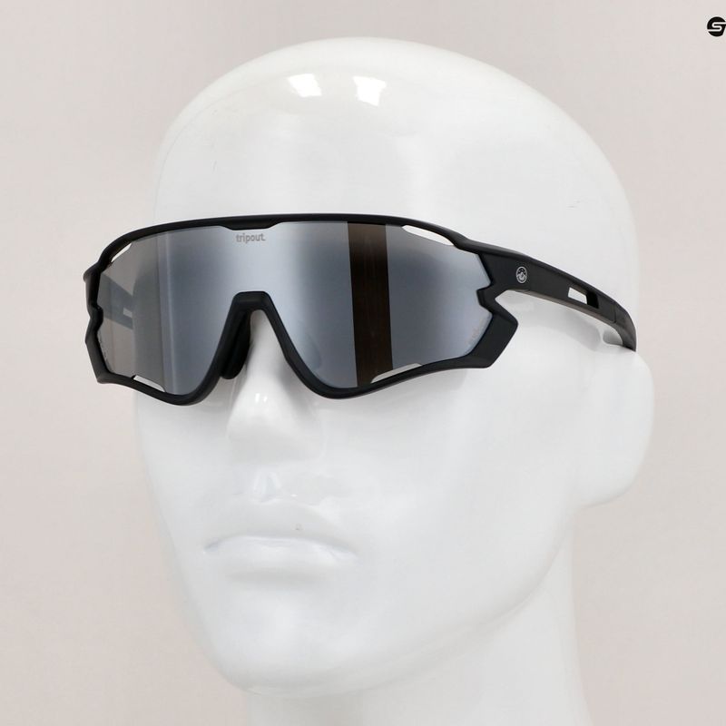 Tripout Force schwarz/dunkelsilberne Axiom-Sonnenbrille 7
