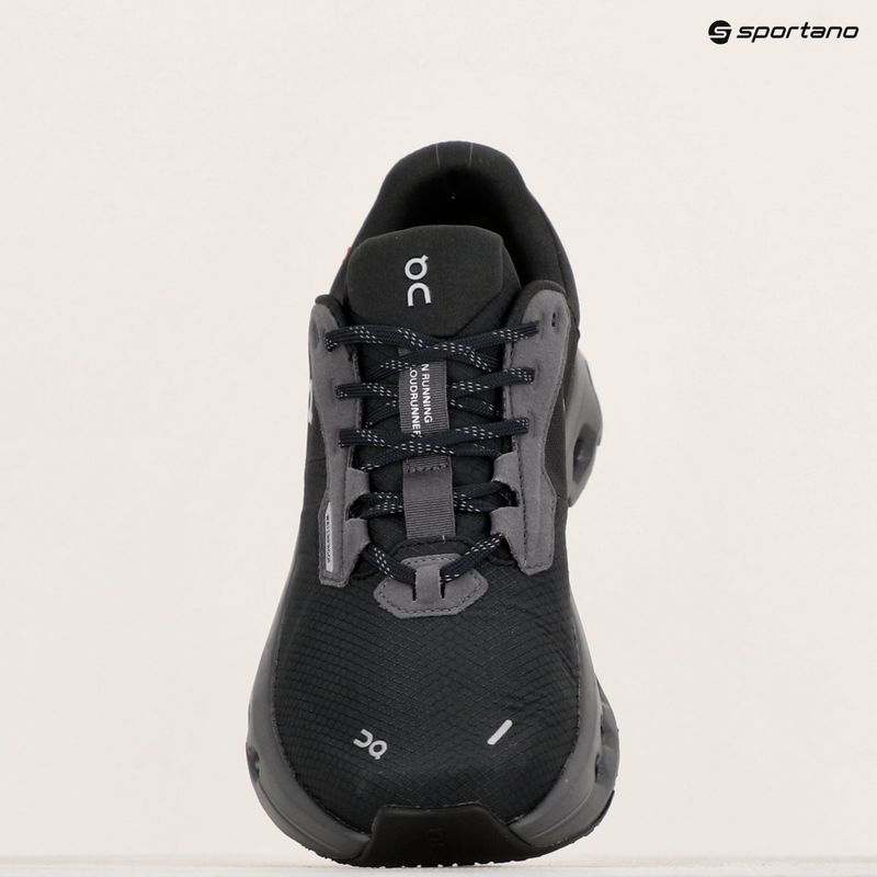 Damen Laufschuhe On Cloudrunner 2 Wasserdicht magnet/schwarz 20