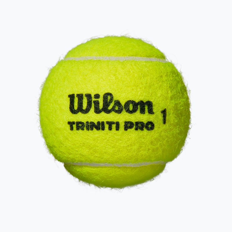 Tennisbälle Wilson Triniti Pro 3 pcs. yellow 2
