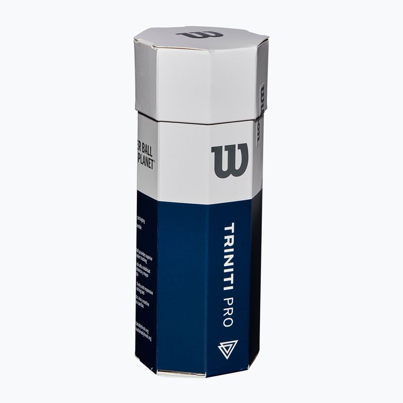 Tennisbälle Wilson Triniti Pro 3 pcs. yellow 4