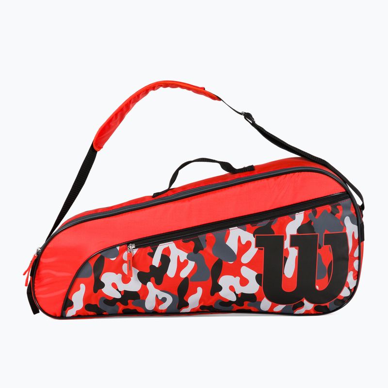 Wilson Junior Racketbag Tennistasche für Kinder rot WR8017804001