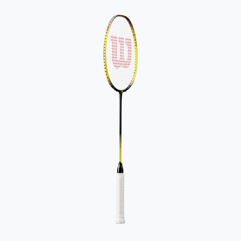 Badmintonschläger Wilson Fierce 570 gold/white 2