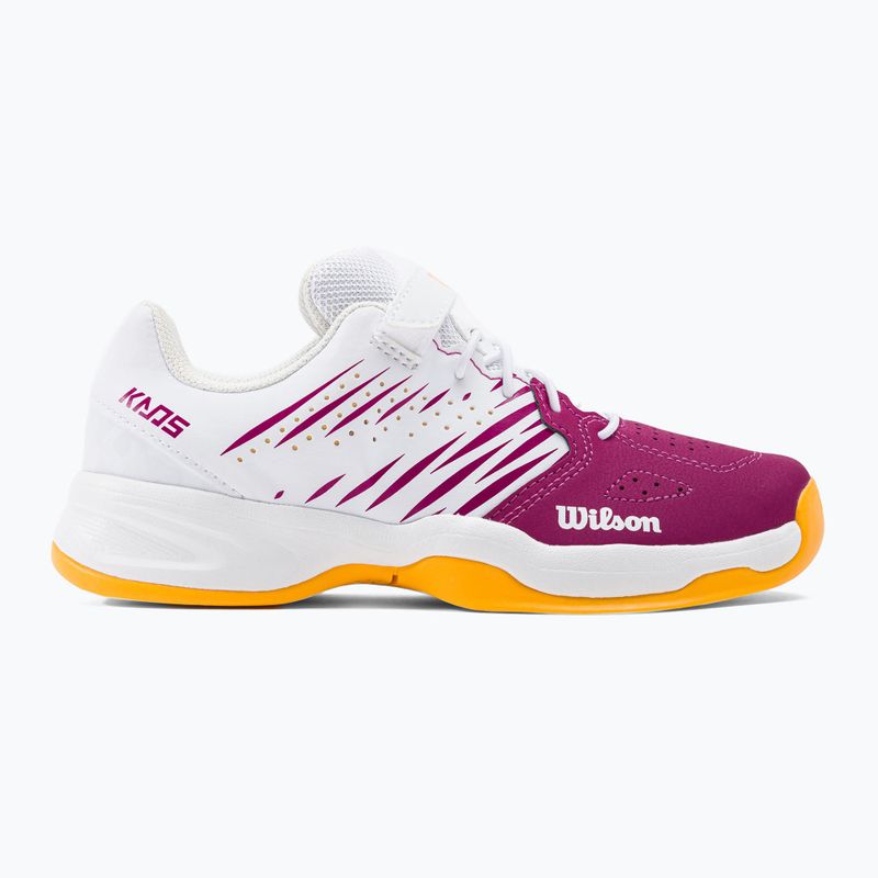 Wilson Kaos K 2.0 Kinder Tennisschuhe weiß und rosa WRS329190 2