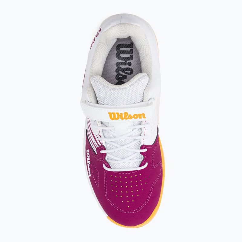 Wilson Kaos K 2.0 Kinder Tennisschuhe weiß und rosa WRS329190 6