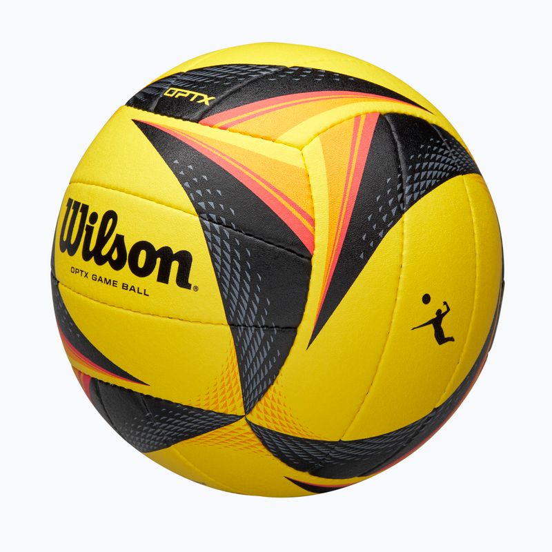 Volleyball Wilson OPTX AVP VB Game black/yellow Größe 5 3