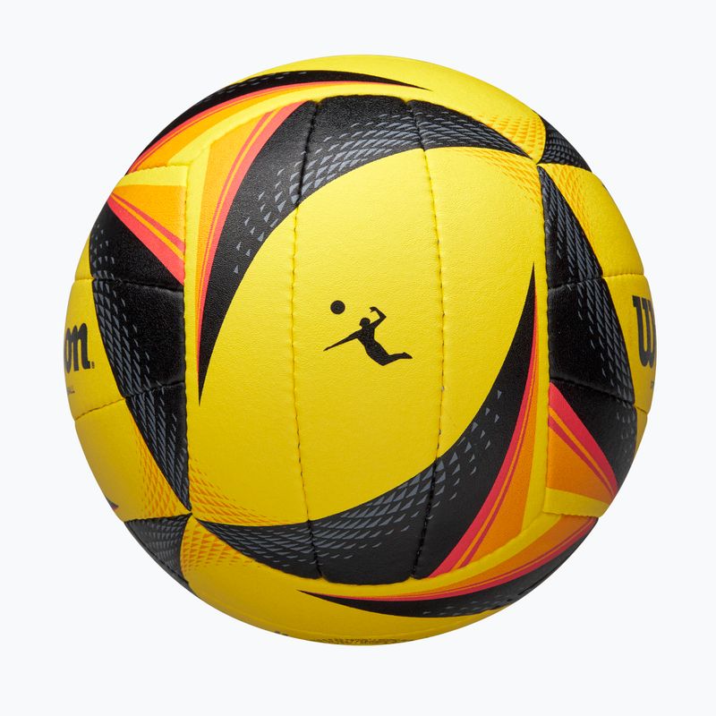 Volleyball Wilson OPTX AVP VB Game black/yellow Größe 5 4