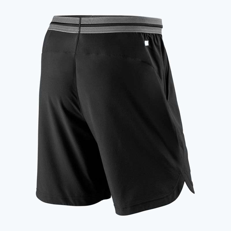 Herren Tennisshorts Wilson Bela Power 8 Short II schwarz WRA806902 2