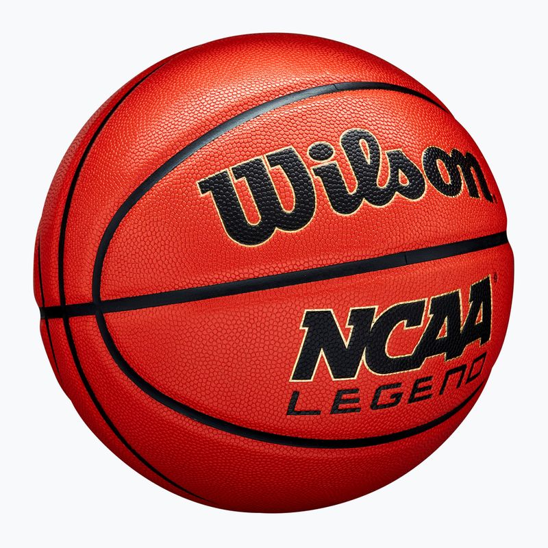 Basketball Wilson NCAA Legend orange/black Größe 6 2