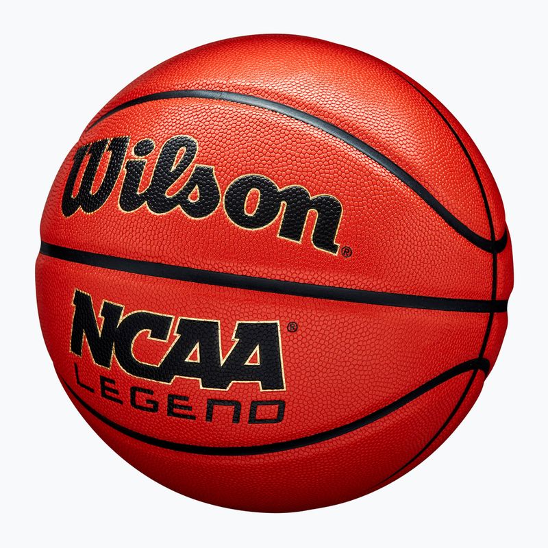 Basketball Wilson NCAA Legend orange/black Größe 6 3