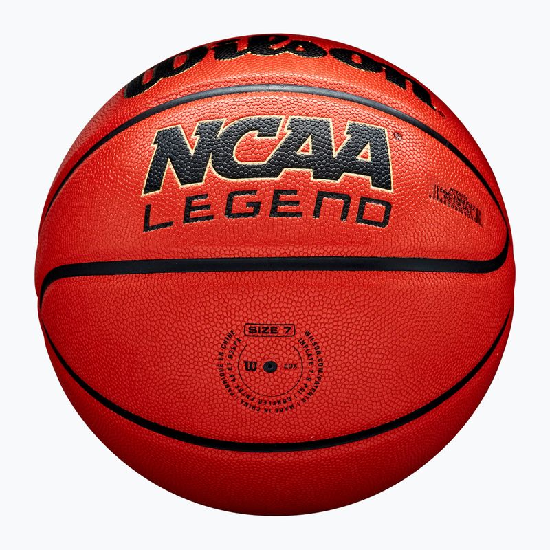 Basketball Wilson NCAA Legend orange/black Größe 6 6