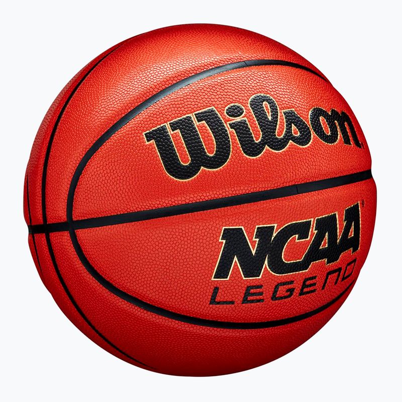 Basketball Wilson NCAA Legend orange/black Größe 5 2