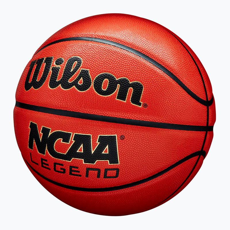Basketball Wilson NCAA Legend orange/black Größe 5 4