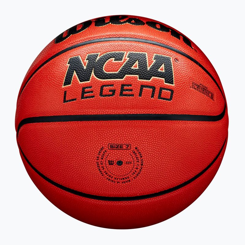 Basketball Wilson NCAA Legend orange/black Größe 5 6