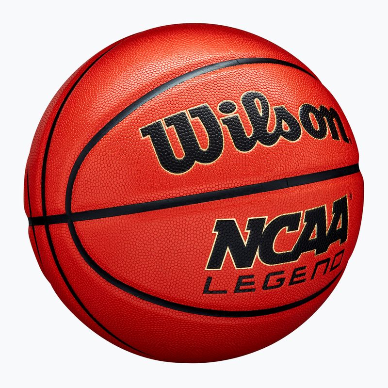 Basketball Wilson NCAA Legend orange/black Größe 7 2