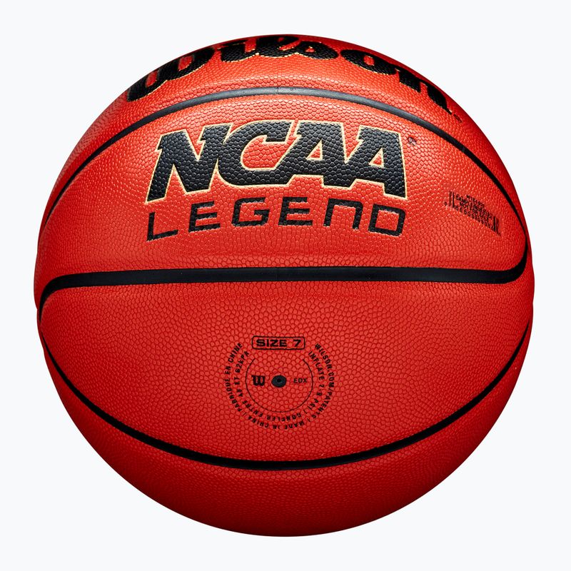 Basketball Wilson NCAA Legend orange/black Größe 7 6