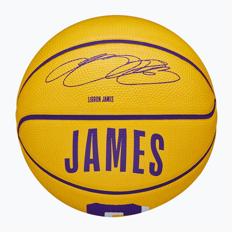 Wilson NBA Spieler Icon Mini Lebron Basketball WZ4007201XB3 Größe 3