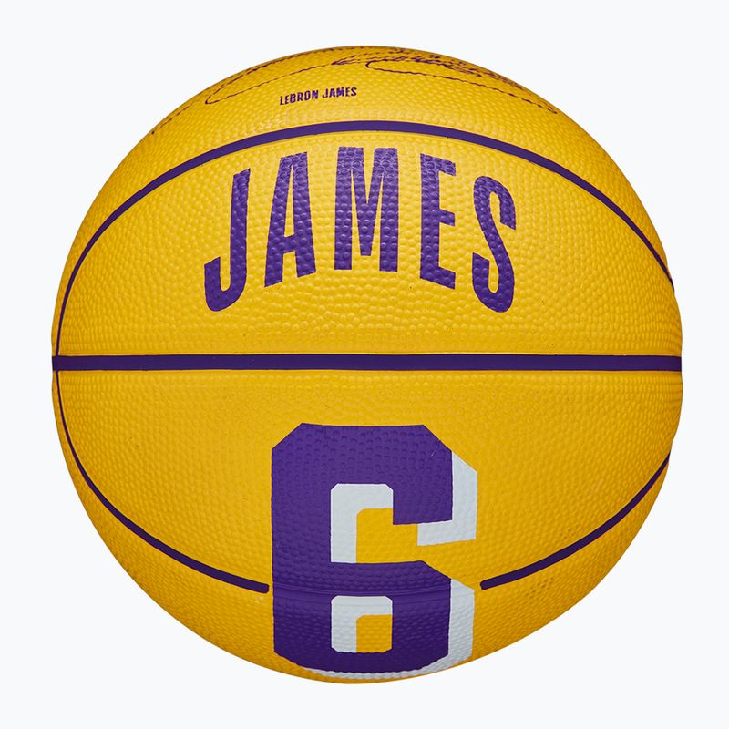 Wilson NBA Spieler Icon Mini Lebron Basketball WZ4007201XB3 Größe 3 3