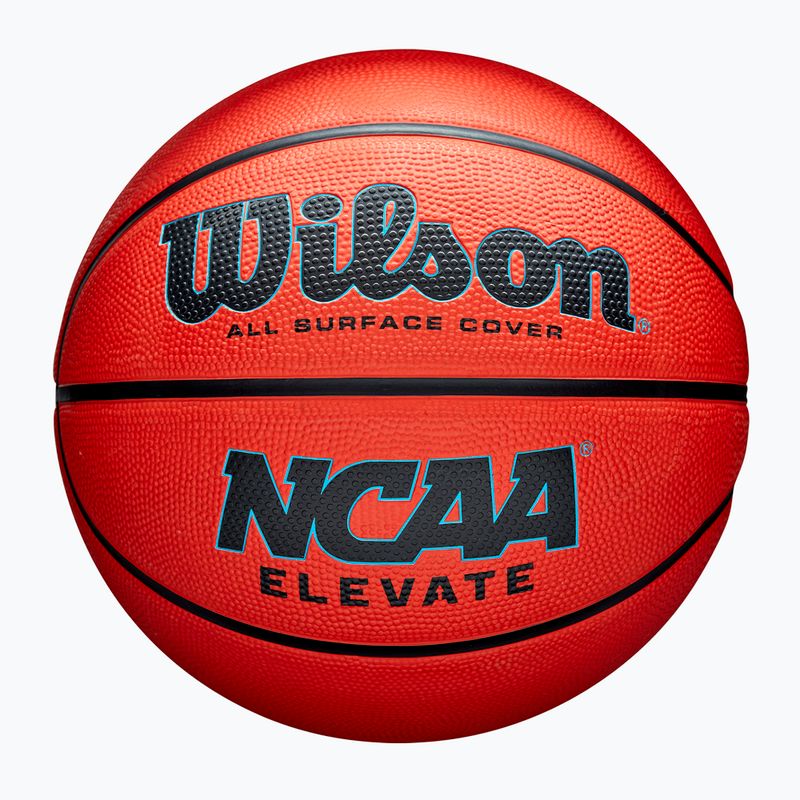 Wilson NCAA Elevate orange/schwarz Basketball Größe 6