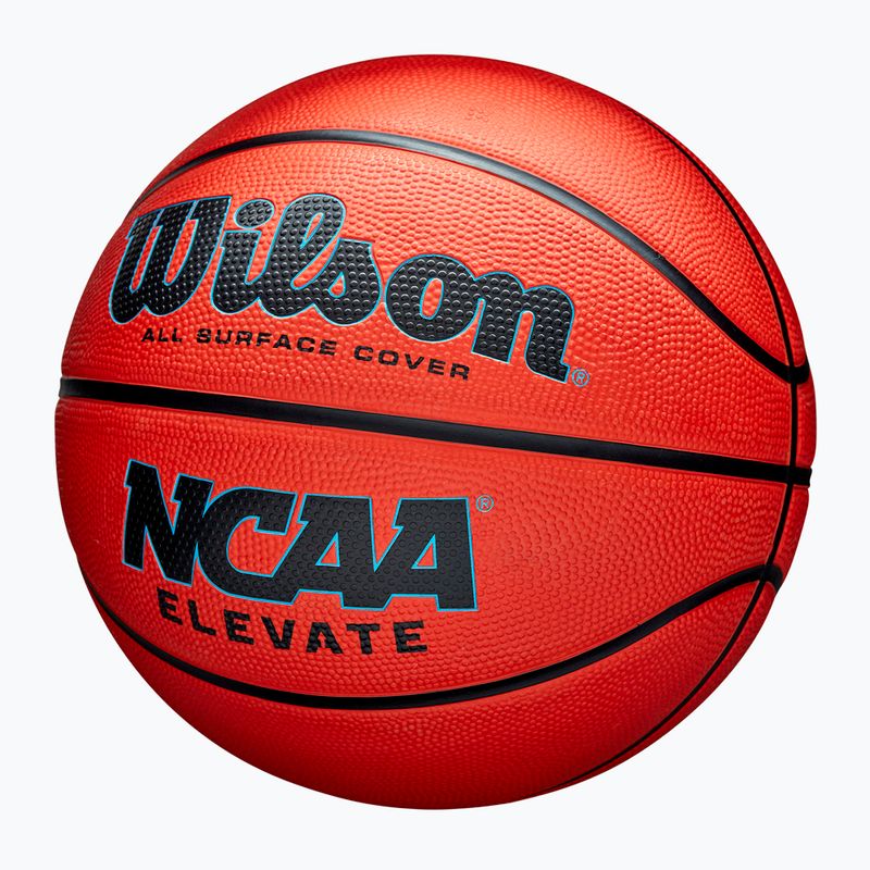 Wilson NCAA Elevate orange/schwarz Basketball Größe 6
