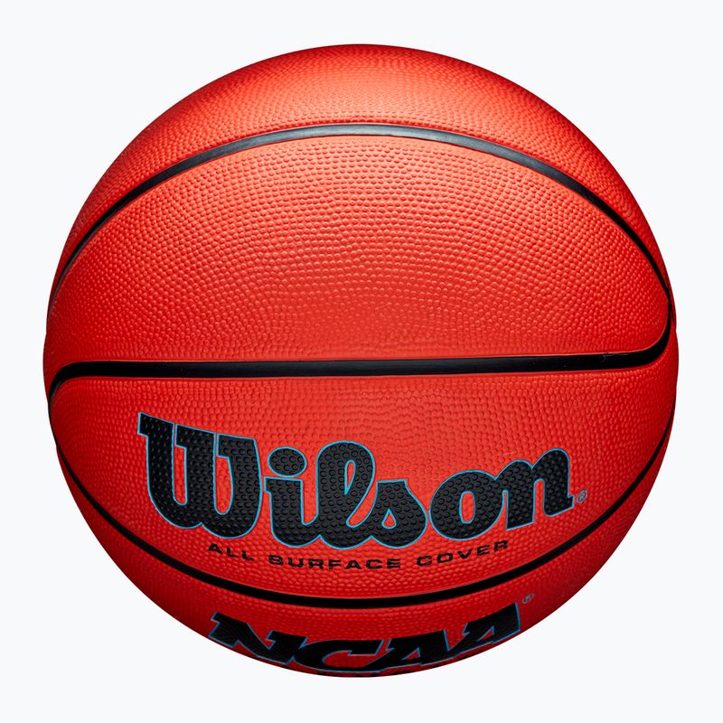 Wilson NCAA Elevate orange/schwarz Basketball Größe 6