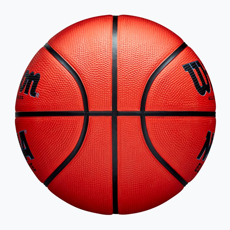 Wilson NCAA Elevate orange/schwarz Basketball Größe 6