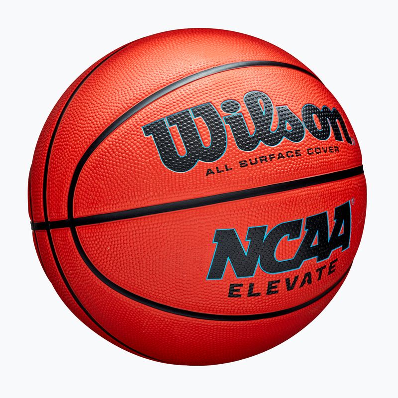 Wilson NCAA Elevate orange/schwarz Kinder Basketball Größe 5 2