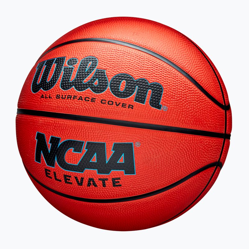 Wilson NCAA Elevate orange/schwarz Kinder Basketball Größe 5 3