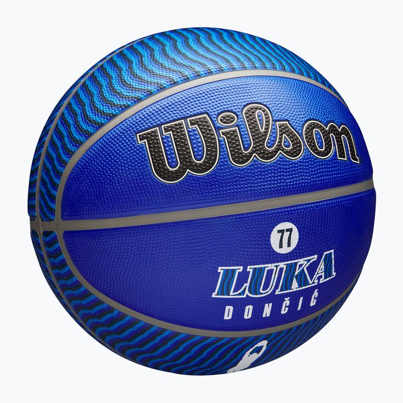 Wilson NBA Spieler Icon Outdoor Luka Basketball WZ4006401XB7 Größe 7 2