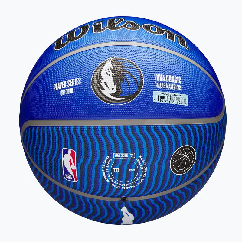 Wilson NBA Spieler Icon Outdoor Luka Basketball WZ4006401XB7 Größe 7 7