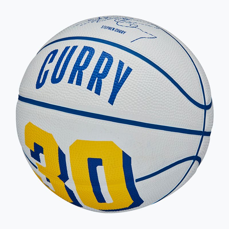 Wilson NBA Spieler Icon Mini Curry Basketball WZ4007401XB3 Größe 3 4