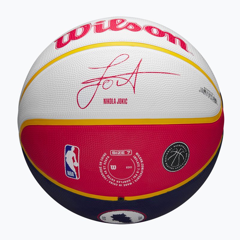 Wilson NBA Spieler Lokale Jokic blau Größe 7 Basketball